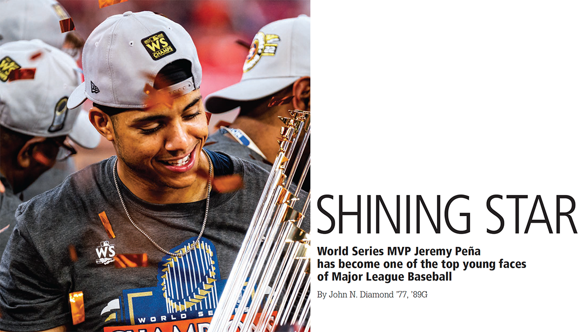 Jeremy Peña named World Series MVP - University of Maine Athletics